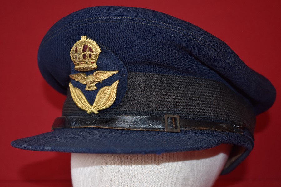 WW2 RAAF OFFICERS PEAK HAT-SOLD
